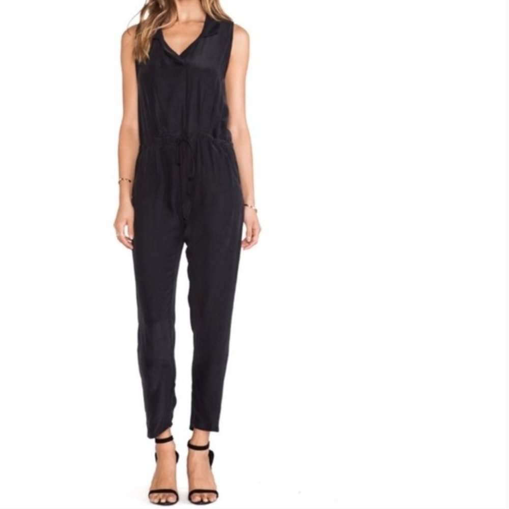 Anthropologie | Dolan T-Shirt Black Romper - Picture 1 of 14